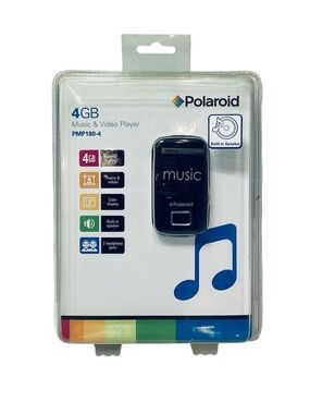 🐸 Polaroid 4GB MP3 & Video Player with Built-In Speaker